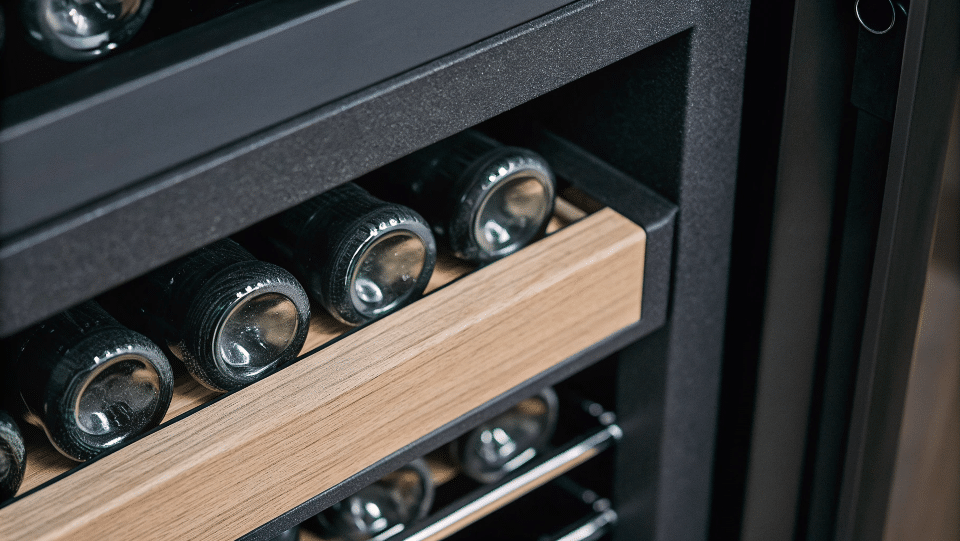Different customization options for beverage coolers shown side-by-side