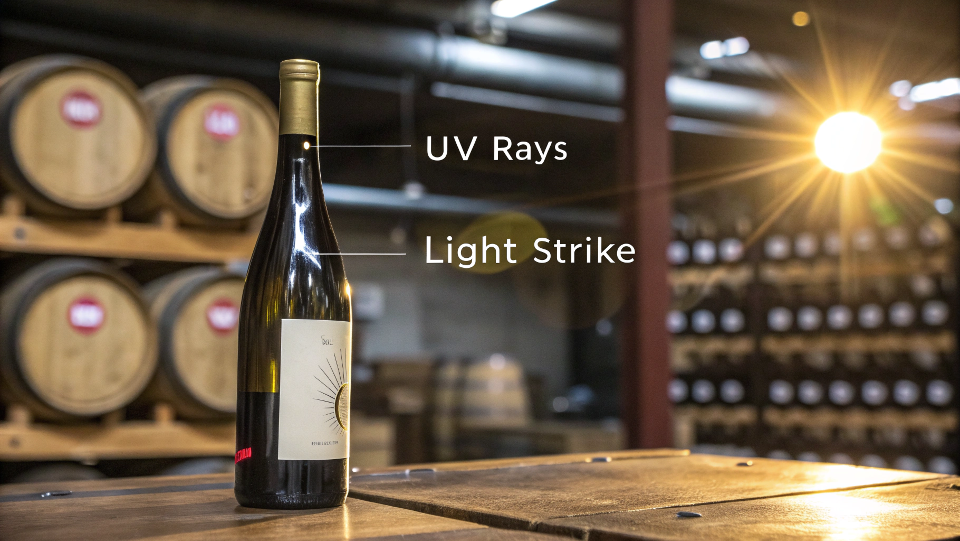 RGB+W lighting for a modern wine cooler display