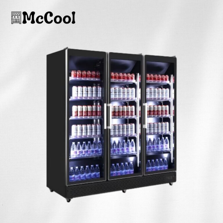 Curve Full Glass Door Display Fridge MG-3R mccoolix.com