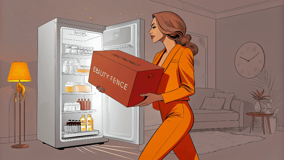 A collection of colorful and stylish women cave fridges