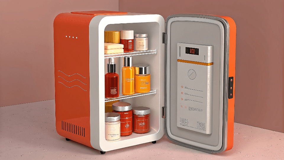 A collection of colorful and stylish women cave fridges