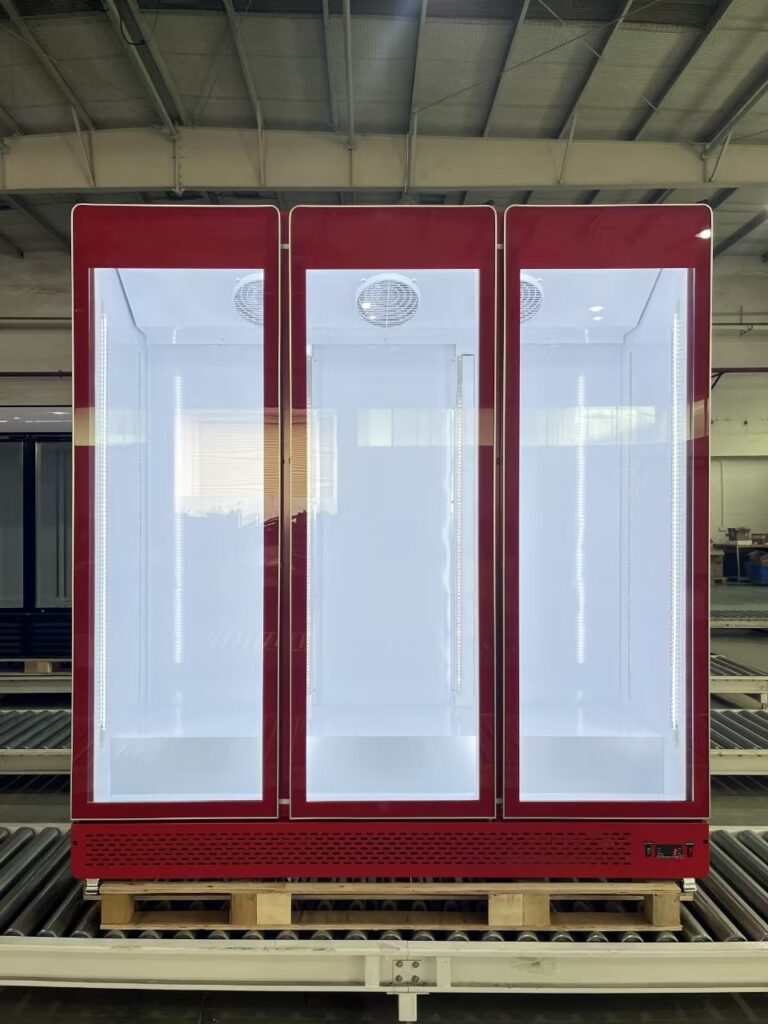 Curve Full Glass Door Display Fridge MG-3R mccoolix.com