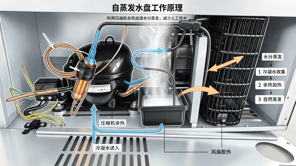 Diagram of a self-evaporation system